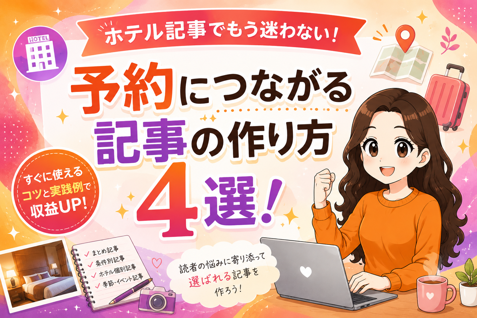 アフェリエイトで収益を自分で作る